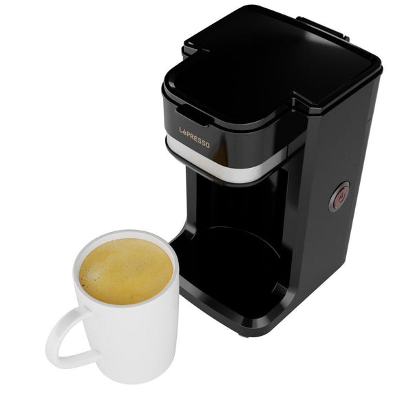 Order LePresso Black Instant Coffee Brewer With 125ML Ceramic Mug Now