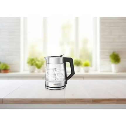 LePresso Multi-Temperature Illuminated Glass Kettle - Black