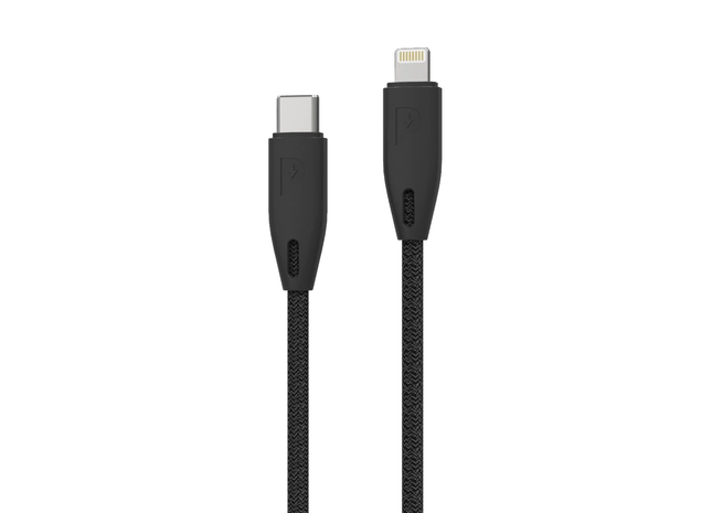 Powerology Braided USB-C to Lightning Cable 2M