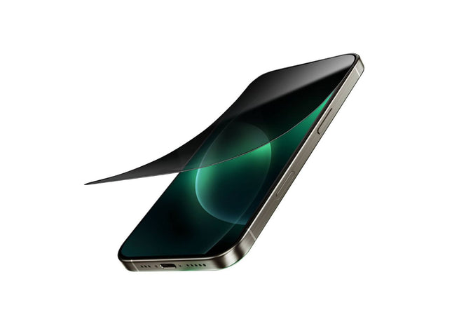 Green Lion 9H Steve Privacy  Full Glass Screen Protector for iPhone 16 Pro Max -  Black