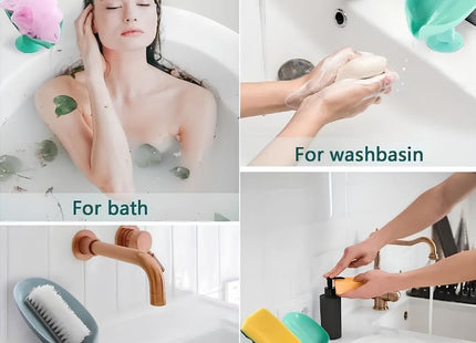 Leaf-Shape Self Draining Soap Dish Holder