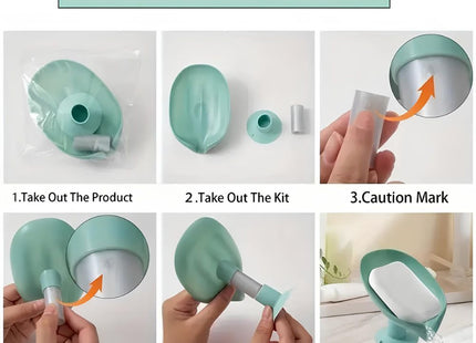 Leaf-Shape Self Draining Soap Dish Holder