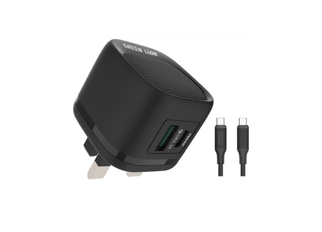 Green Lion PD 20W + QC Wall Charger With Type-C To Type-C Cable