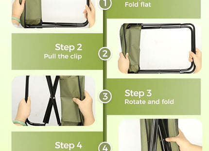 Portable Foldable Stool with Carry Bag