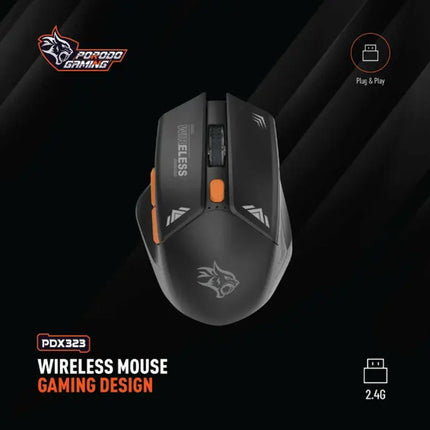 Porodo Gaming Wireless Mouse DPI 1600