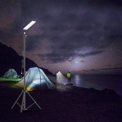 1680lm Multifunctional Camping Light Retractable Tripod Stand - Xpressouq