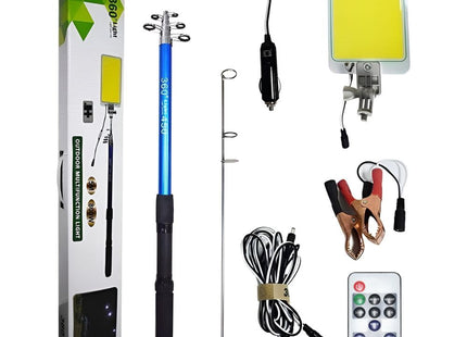 Jiham 360° Multifunction Outdoor LED Fishing Rod Light FR-03