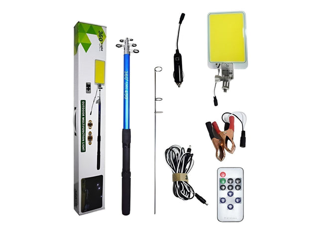 Jiham 360° Multifunction Outdoor LED Fishing Rod Light FR-03