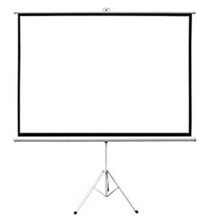 Projector Screen with Sturdy Tripod Stand 100"