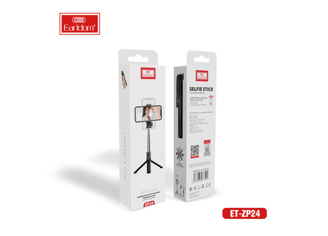 Earldom Wireless Bluetooth Tripod Photography Selfie Stick for Phones