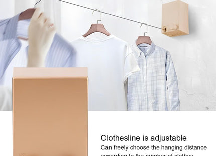 Japanese Clothesline with Adjustable Stainless Steel Rope