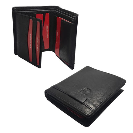 Classic Black Leather Wallet for Men