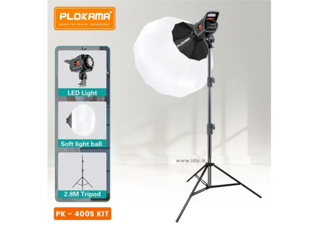 Plokama PK-400s Video Light Kit for Photography