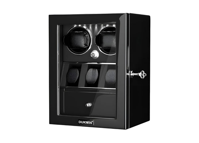 3-in-1 Watch Winder, Watch Box & Jewelry Organizer - YR22C-023