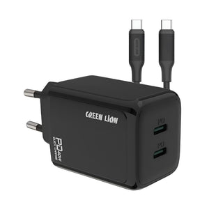Green Lion 40W Dual PD Wall Charger With USB-C To USB-C Cable EU