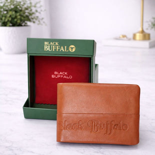 Black Buffalo Genuine Leather Wallet