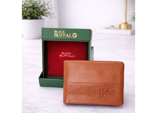Black Buffalo Genuine Leather Wallet