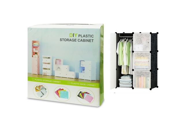 DIY Plastic Storage Cabinet