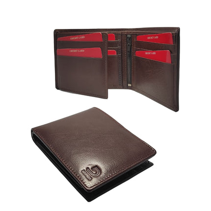 DAMDA Double-Fold Leather Wallet
