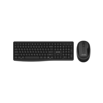 Porodo Wireless 2.4G+BT Keyboard with Mouse