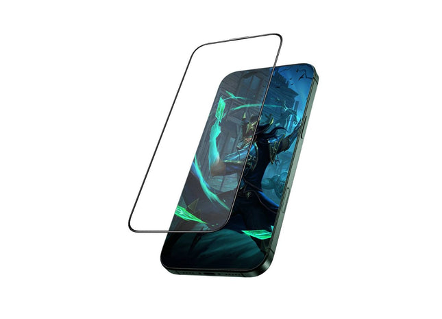 Green Lion 3D Silicone Plus Advanced Privacy Edge Glass for iPhone 16 Pro Max - Black
