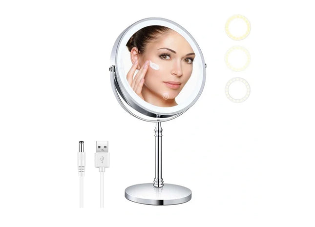 Rechargeable PRO Magnifying LED Makeup Mirror