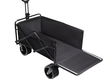 Folding Wagon Portable Outdoor Camping Cart - Black