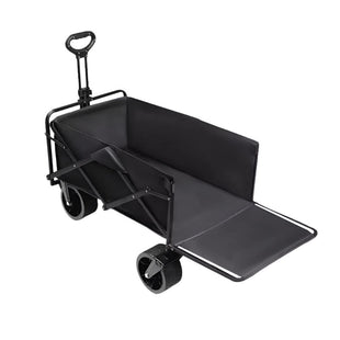 Folding Wagon Portable Outdoor Camping Cart - Black