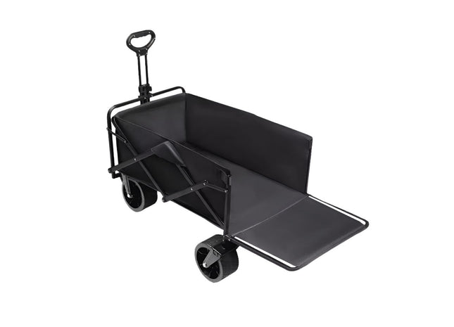 Folding Wagon Portable Outdoor Camping Cart - Black