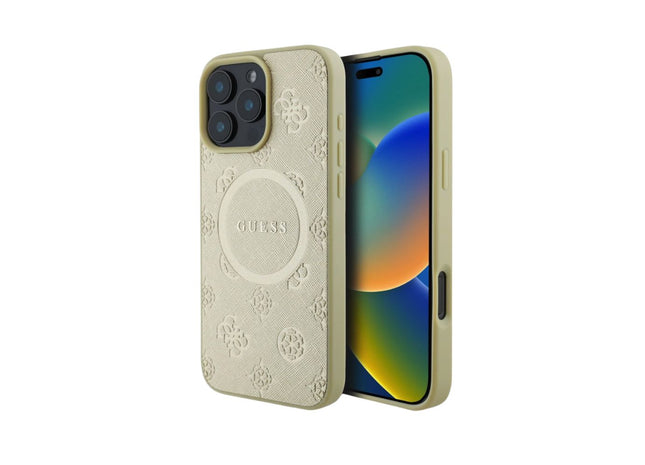 Guess MagSafe Saffiano PU Hard Case for iPhone 16 Pro