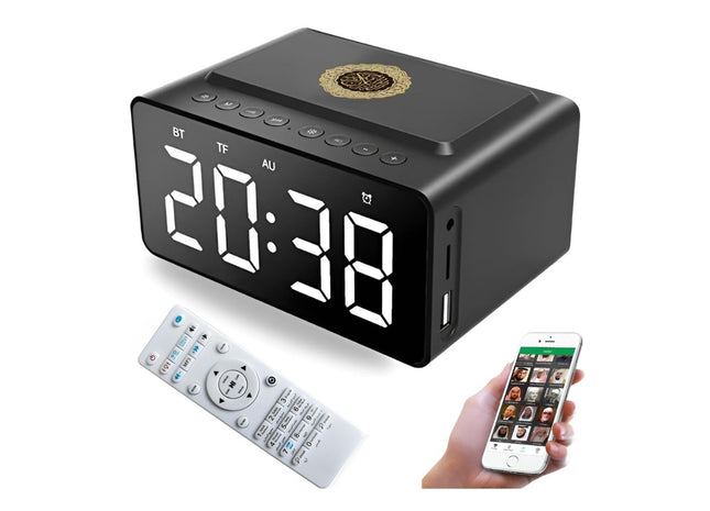 Quran Speaker with Azan Clock