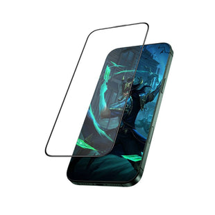 Green Lion 3D Silicone Plus Advanced Privacy Edge Glass for iPhone 16 Pro - Black