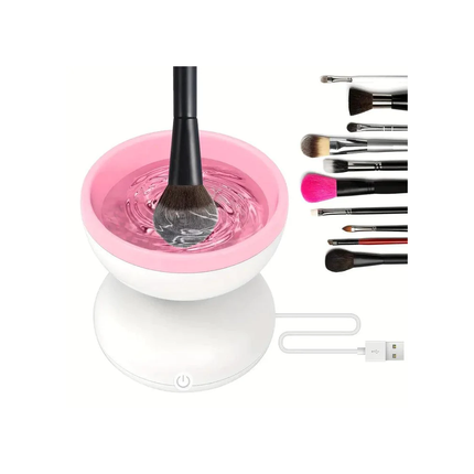 Electric makeup brush cleaner machine