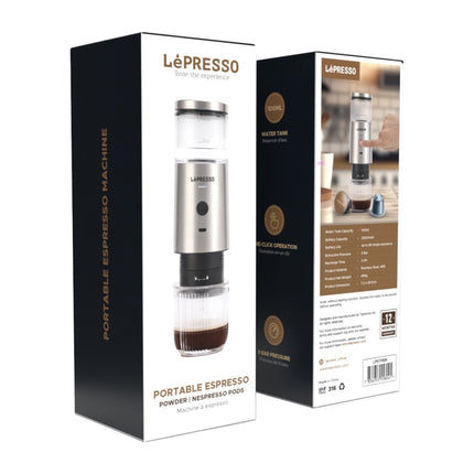 LePresso Stainless Steel Portable Espresso Maker