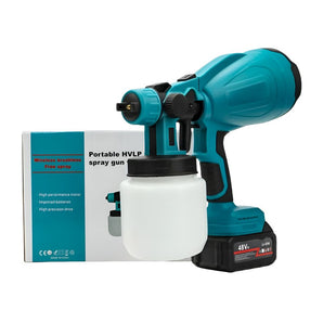 Cordless Portable HVLP Paint Spray Gun 48V