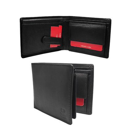 Multiple Compartments Leather Wallet