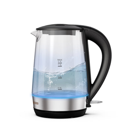 LePresso 360 Transparent Quick-Boil Glass Kettle