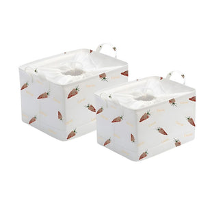 Dirty clothes storage fabric folding loundry basket