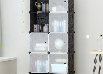 Portable DIY Plastic Wardrobe Cabinet