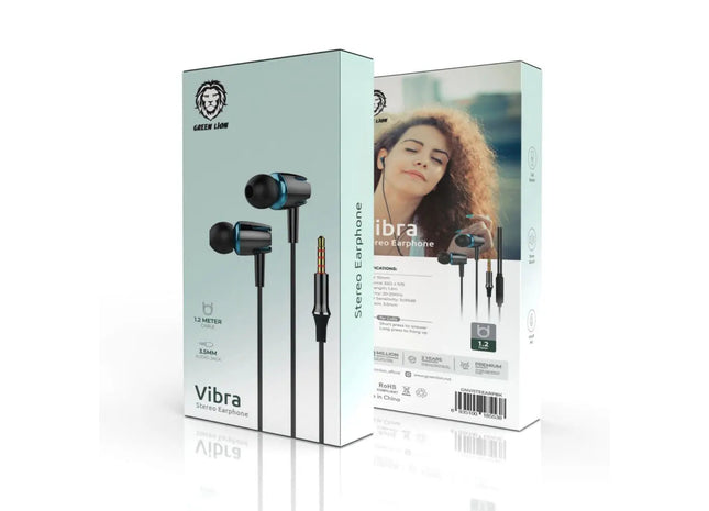 Green Lion Vibra Stereo Earphone