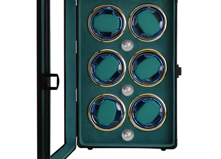 Luxury 6-Slot Automatic Watch Winder Box – Premium Display Case