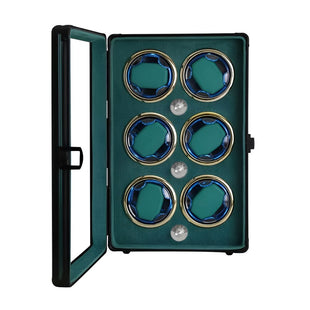Luxury 6-Slot Automatic Watch Winder Box – Premium Display Case