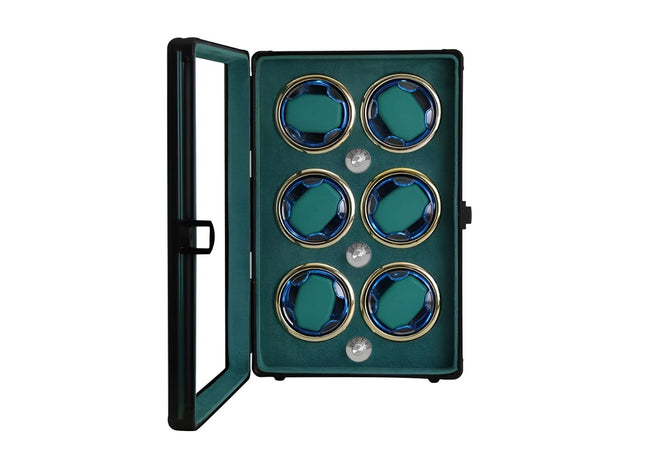 Luxury 6-Slot Automatic Watch Winder Box – Premium Display Case