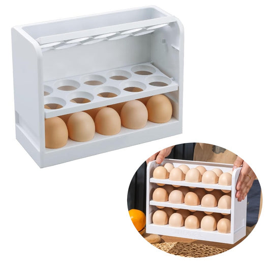 3 Tier Egg Storage Rack for Refrigerator