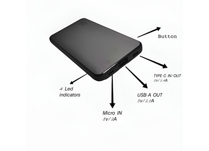 Citysky Ultra Slim Powerbank 5000mah