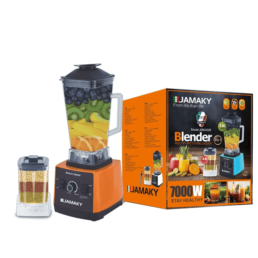 2-in-1 Blender 7000W - 2.0L & 0.8L Capacity - Xpressouq