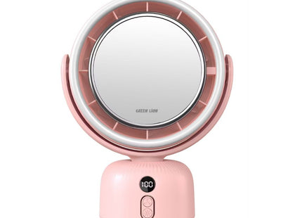 Green Lion Makeup Mirror Fan