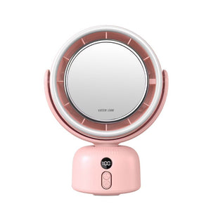 Green Lion Makeup Mirror Fan