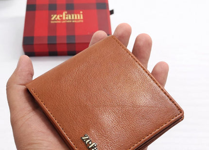 Zefani Classic Bifold Genuine Leather Wallet