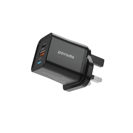 Porodo Dual Port PD + USB-A ( 35W+18W) Charger